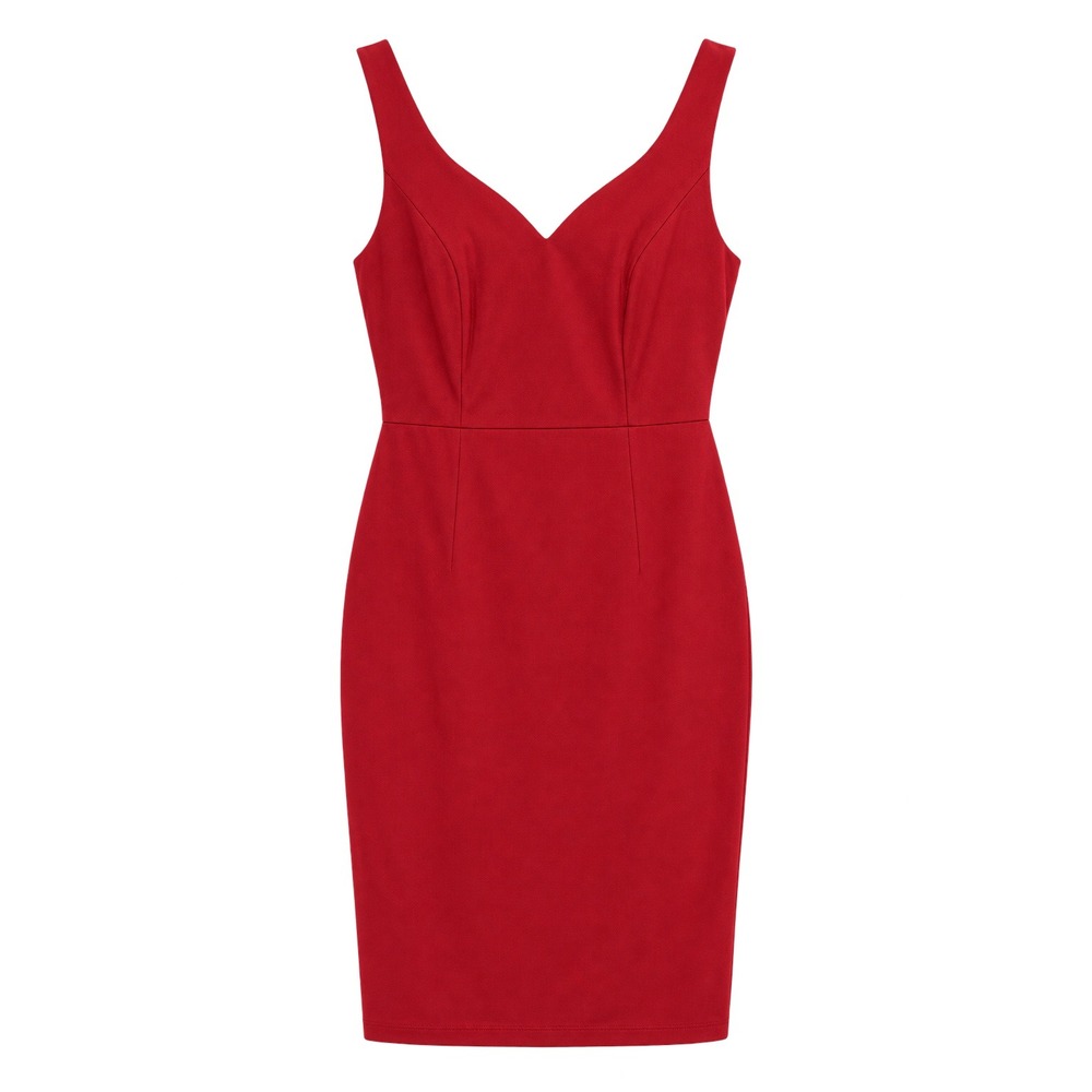NWT Grace Karin Rust Shift Sheath Dress Large Work Office Career Business Chic